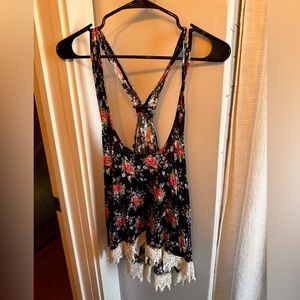 Forever 21 Women’s Floral Tank Medium